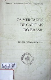Os mercados de capitais do Brasil
