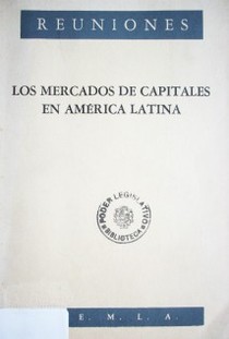 Los mercados de capitales en América Latina