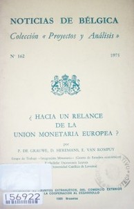 ¿Hacia un relance de la Unión Monetaria Europea?