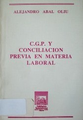 C.G.P. Conciliación previa en materia Laboral