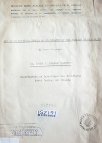 Rol de la política fiscal en el desarrollo del mercado de capitales : el caso uruguayo