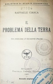 Il problema della terra