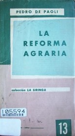 La reforma agraria