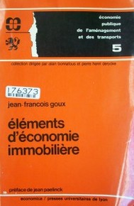 Eléments d'économie immobilière