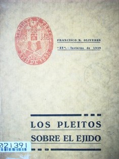 Los pleitos sobre El Ejido