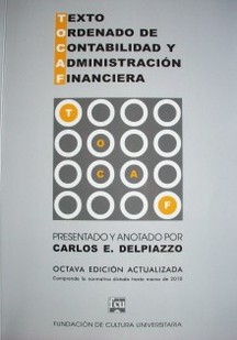 TOCAF : Texto Ordenado de Contabilidad y Administración Financiera