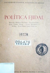 Política ejidal