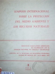 Simposio internacional sobre la protección del medio ambiente y los recursos naturales