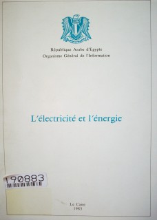 L'électricité et l'énergie