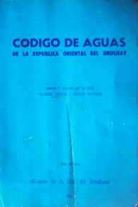 Código de Aguas de la República Oriental del Uruguay