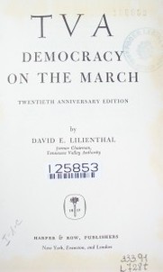 TVA Democracy on the march : twentieth anniversary edition