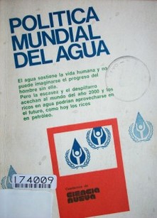 Política mundial del agua