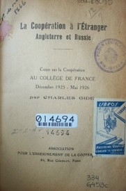 La Coopération à l'Etranger Angleterre et Russie