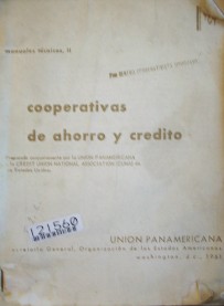 Cooperativas de ahorro y crédito