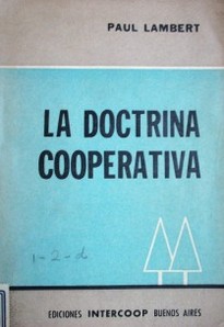 La doctrina cooperativa