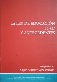 La ley de educación 18.437 y antecedentes