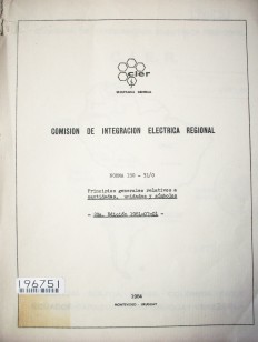 Norma ISO - 31/0 : principios generales relativos a cantidades, unidades y símbolos