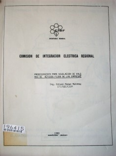 Procedimiento para nivelación de valores de activos fijos de las empresas