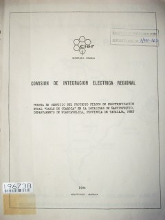 Puesta en servicio del proyecto piloto de electrificación rural "cable de guardia" en la localidad de Ñahuimpuquio, departamento de Huancavelica, provincia de Tayacaja, Perú