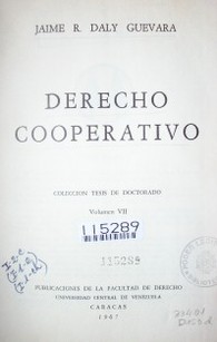 Derecho cooperativo