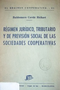 El régimen cooperativo