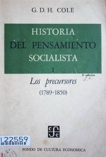 Historia del pensamiento socialista