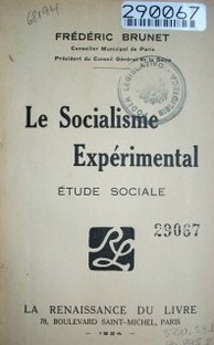 Le socialisme experimental : étude social