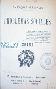 Problemas sociales