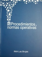 Procedimientos y normas operativas