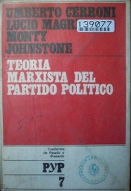 Teoría marxista del partido político