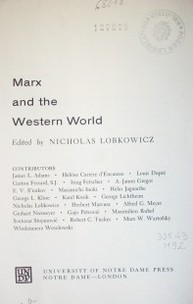 Marx and the western world