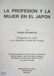 La profesión y la mujer en el Japón