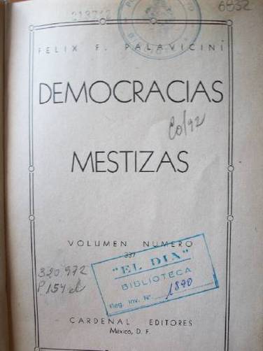 Democracias mestizas