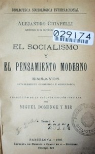El socialismo y el pensamiento moderno