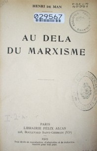 Au dela du marxisme