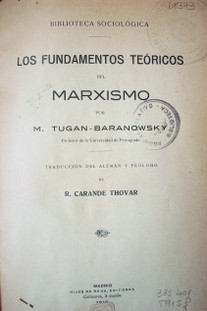 Los fundamentos teóricos del marxismo