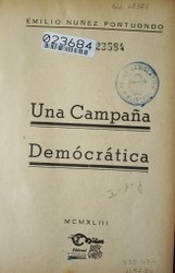 Una campaña democrática