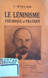 Le léninisme théorique et pratique