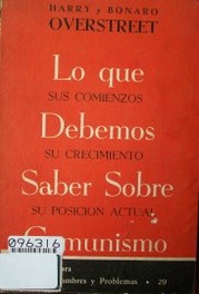 Lo que debemos saber sobre comunismo