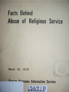 Facts behaind abuse of religious service