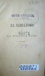 El nihilismo y la política rusa