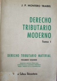 Derecho tributario moderno