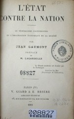 L´ Etat contre la nation : le federalime proffessionnel et l´organisation économique de la société