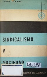 Sindicalismo y sociedad