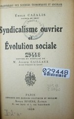 Syndicalisme ouvrier et évolution sociale