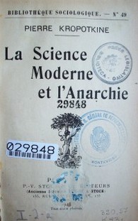 La science moderne et l'anarchie