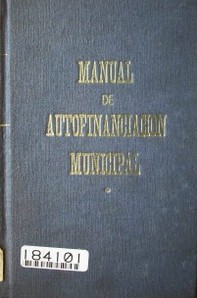 Manual de autofinanciación municipal