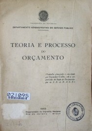 Teoria e processo do orçamento