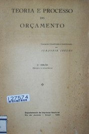 Teoria e processo do orçamento