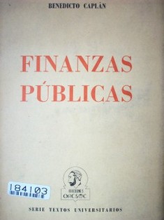 Finanzas públicas